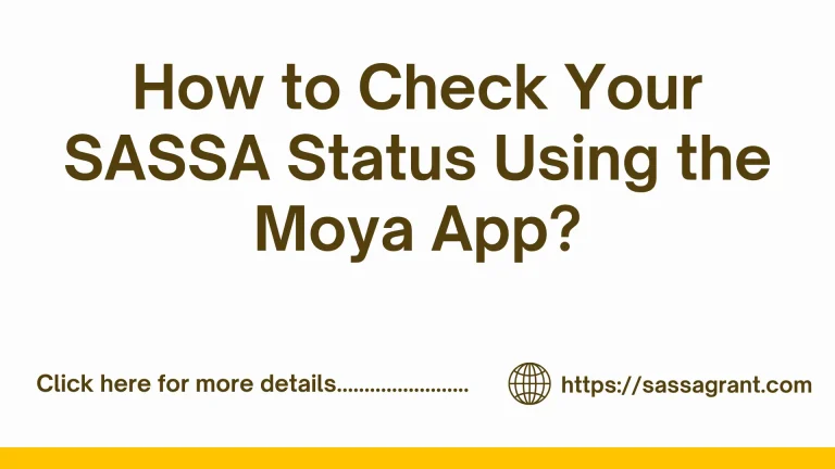 How to Check SRD R370 Grant Using the Moya App in 2025?