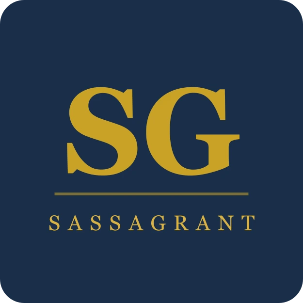 Sassa Grant logo — official monochrome wordmark